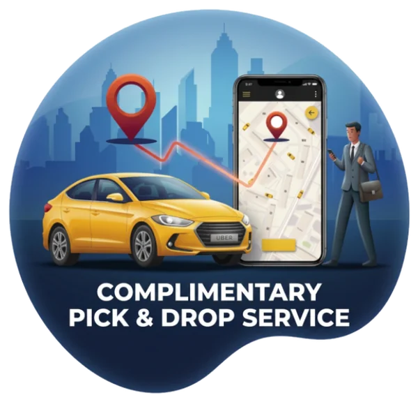 Complimentary Pickup & Drop Service for Sattva Green Groves site visits